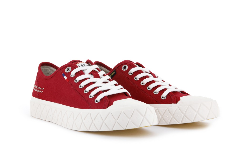 Zapatillas Palladium PALLA ACE CANVAS Hombre Rojas | Costa Rica-45916